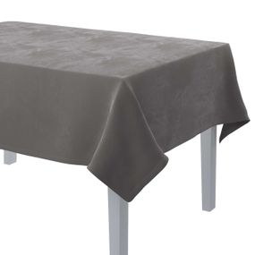 Dekoria Obrus na stôl obdĺžnikový, Grå, 130 × 250 cm, Velvet, 704-11