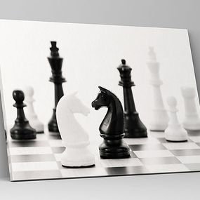 Obraz Čiernobiele šachy zs1135