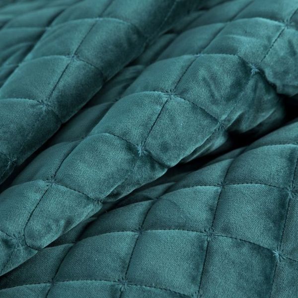 DomTextilu Dekoračný tyrkysový prehoz na posteľ s módnym prešívaním Šírka: 220 cm | Dĺžka: 240 cm 28536-154523