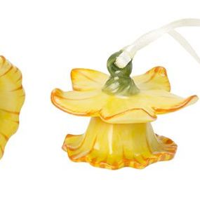 Villeroy & Boch Mini Flower Bells súprava 2 ks porcelánových zvončekov, narcisy 14-5487-5522