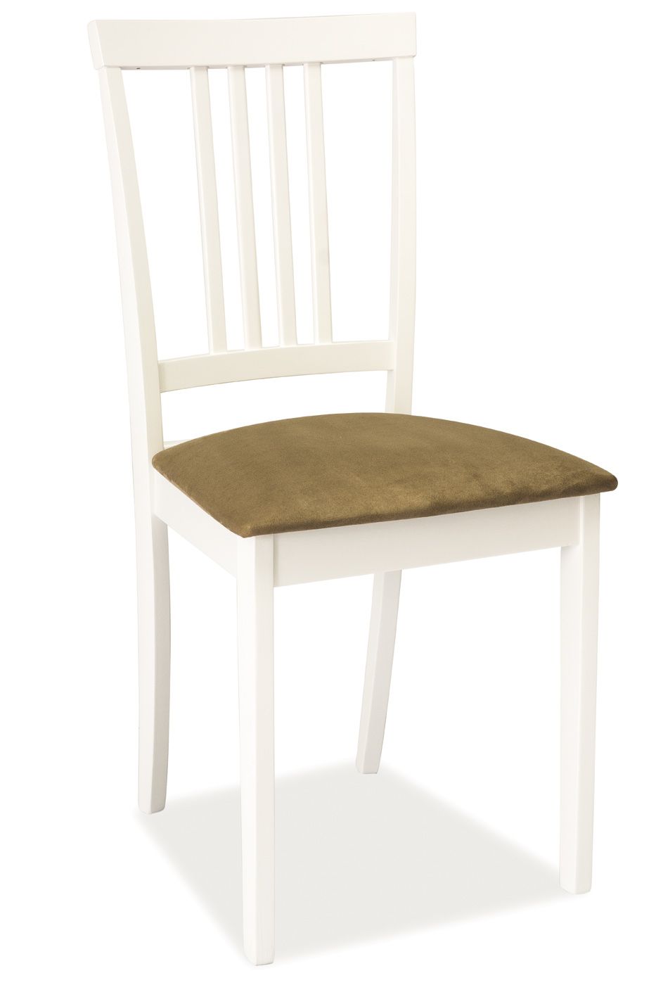 Jedálenská stolička CD-63 (biela + béžová)