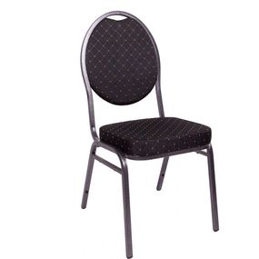 Chair HERMAN 1145 Kongresová stolička kovová - čierna