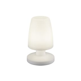 Moderné vonkajšie stolové lampy biele nabíjateľné - Alejandro