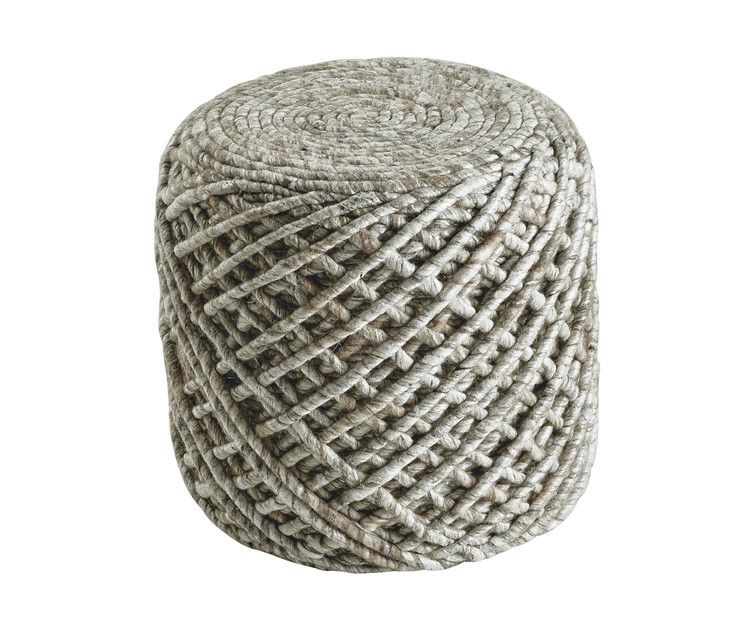 Obsession koberce Sedací vak ROYAL Pouf POR 888 Sand - Průměr 40-45 cm cm