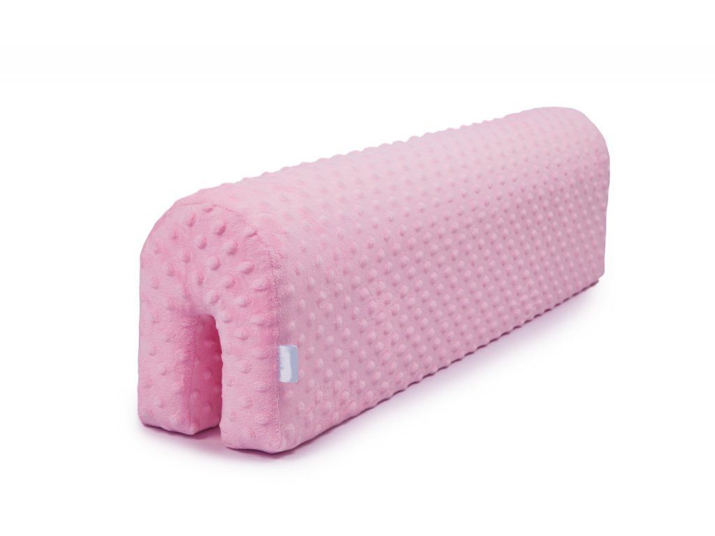 Chránič na detskú posteľ MINKY 100 cm - ružový