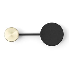 Audo Copenhagen Vešiak Afteroom Black/Brass - small