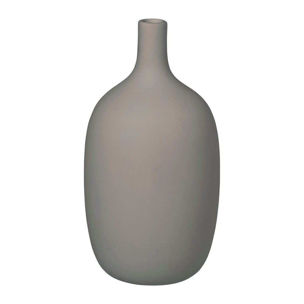Sivá váza Blomus Ceola, výška 21 cm
