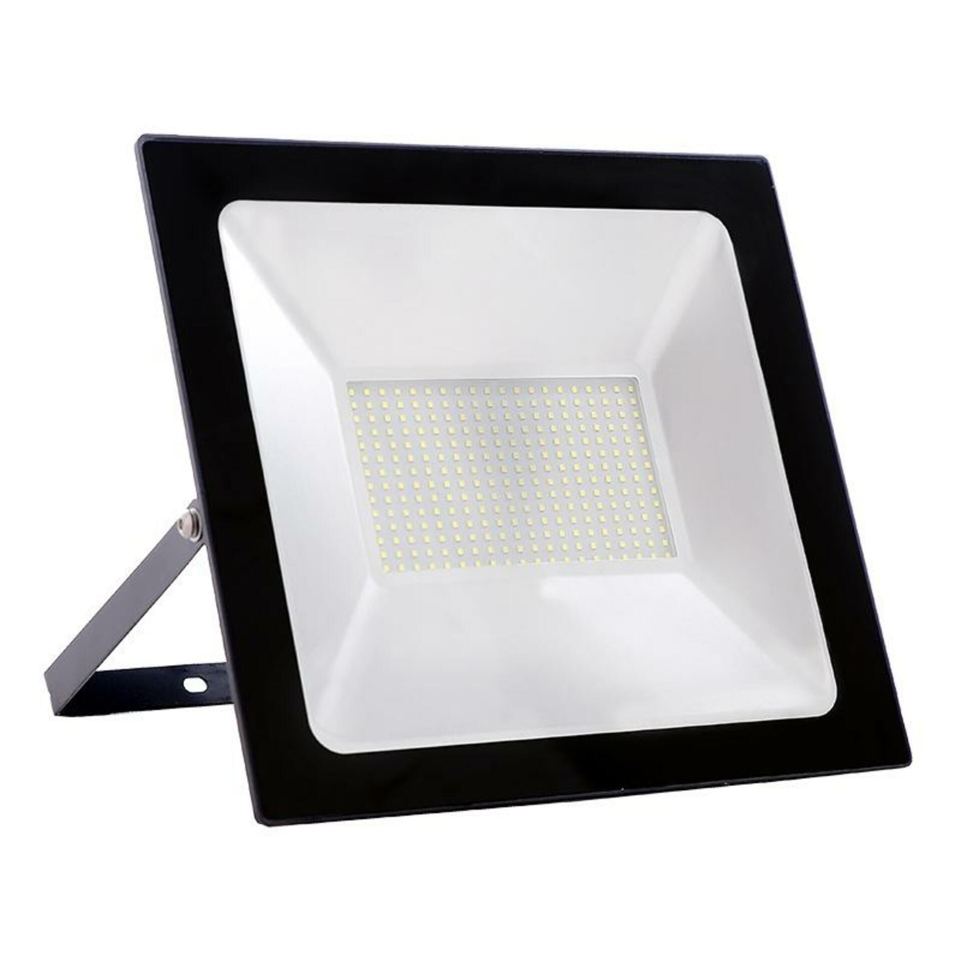 ACA Lighting černá LED SMD reflektor IP66 200W 4000K 17000Lm 230V Ra80 Q20040