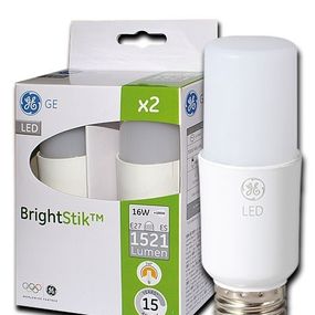 GE 101341163 sada 2 LED žiaroviek BrightStick 16W | E27 | 3000K