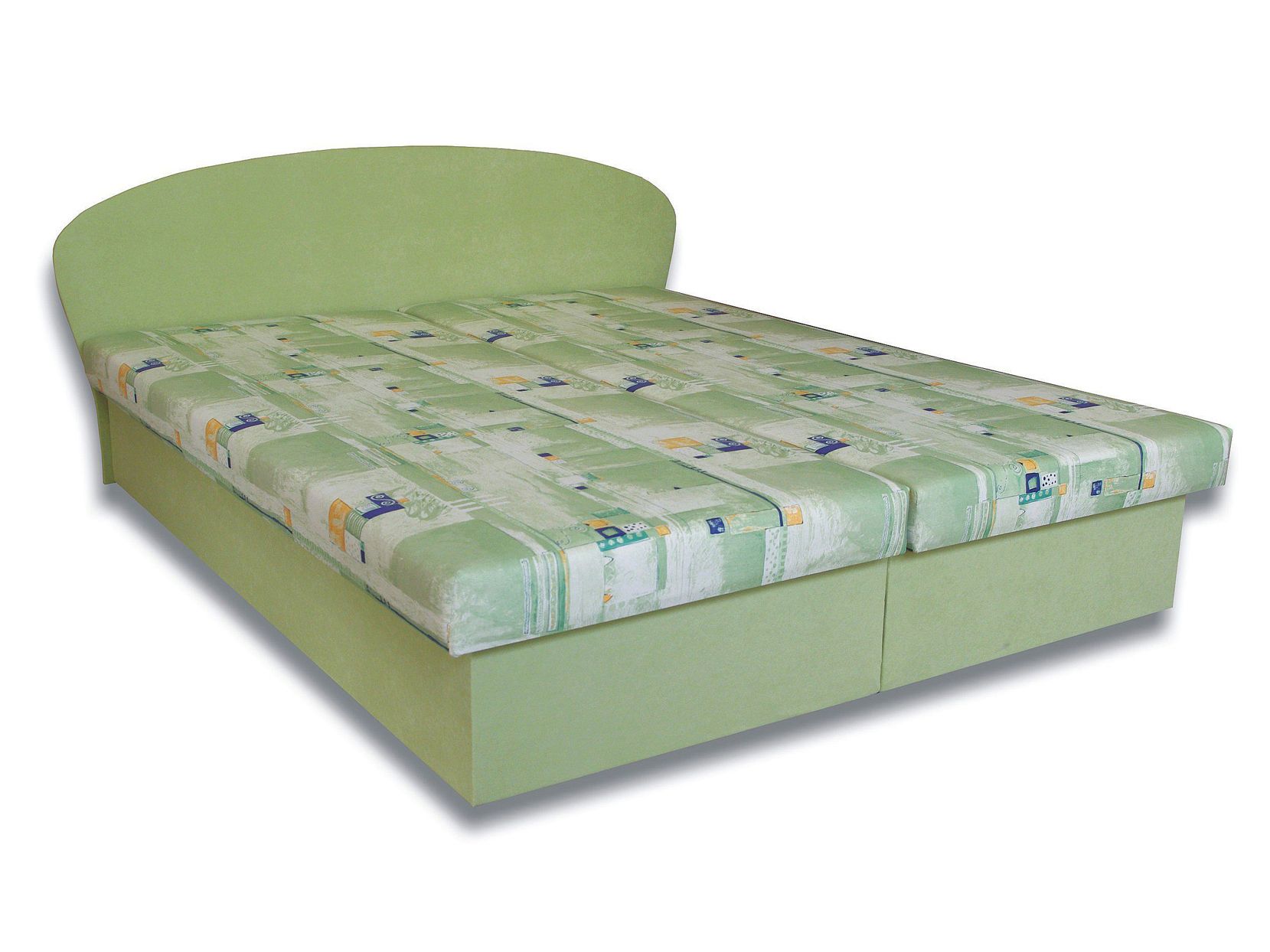 Manželská posteľ 160 cm Milka 2 (s penovými matracmi)