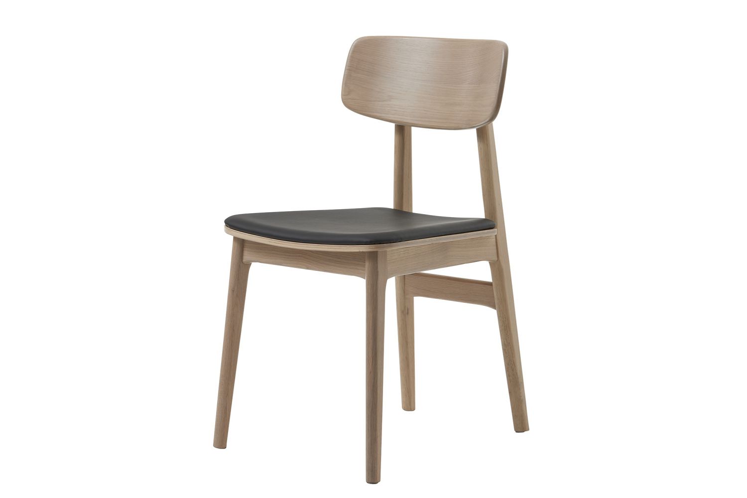 Furniria 23938 Dizajnová stolička Harper prírodná - čierna
