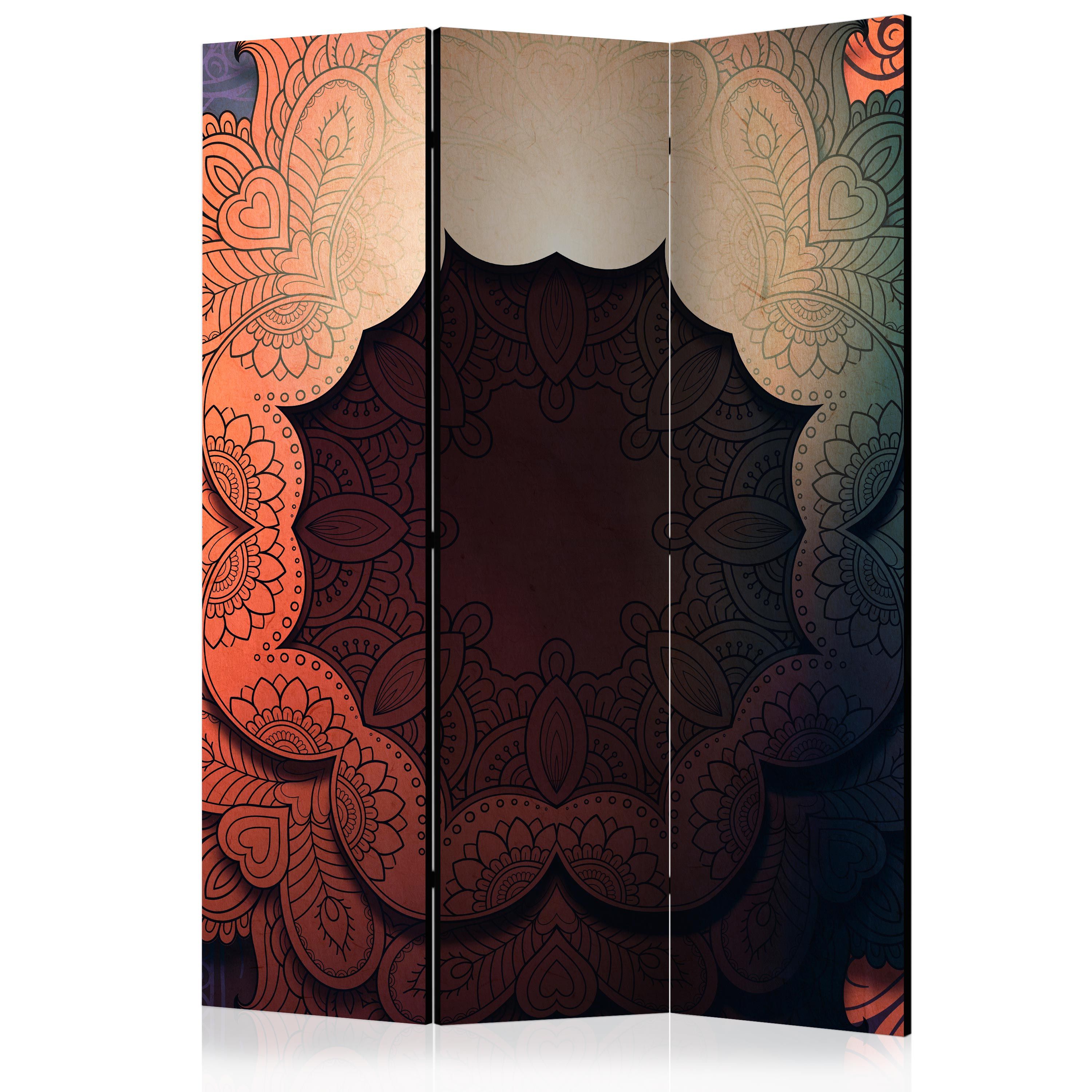 Artgeist Paraván - Floral Collar (Red) [Room Dividers]