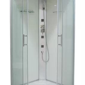 Sanotechnik - TWIST 1 - Rohový sprchovací kút s hydromasážou 80x80x215 cm CL05