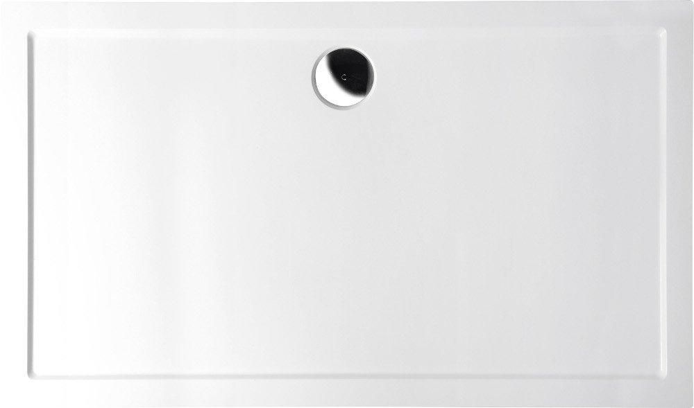 POLYSAN - KARIA sprchová vanička z liateho mramoru, obdĺžnik 120x70cm, biela 47511