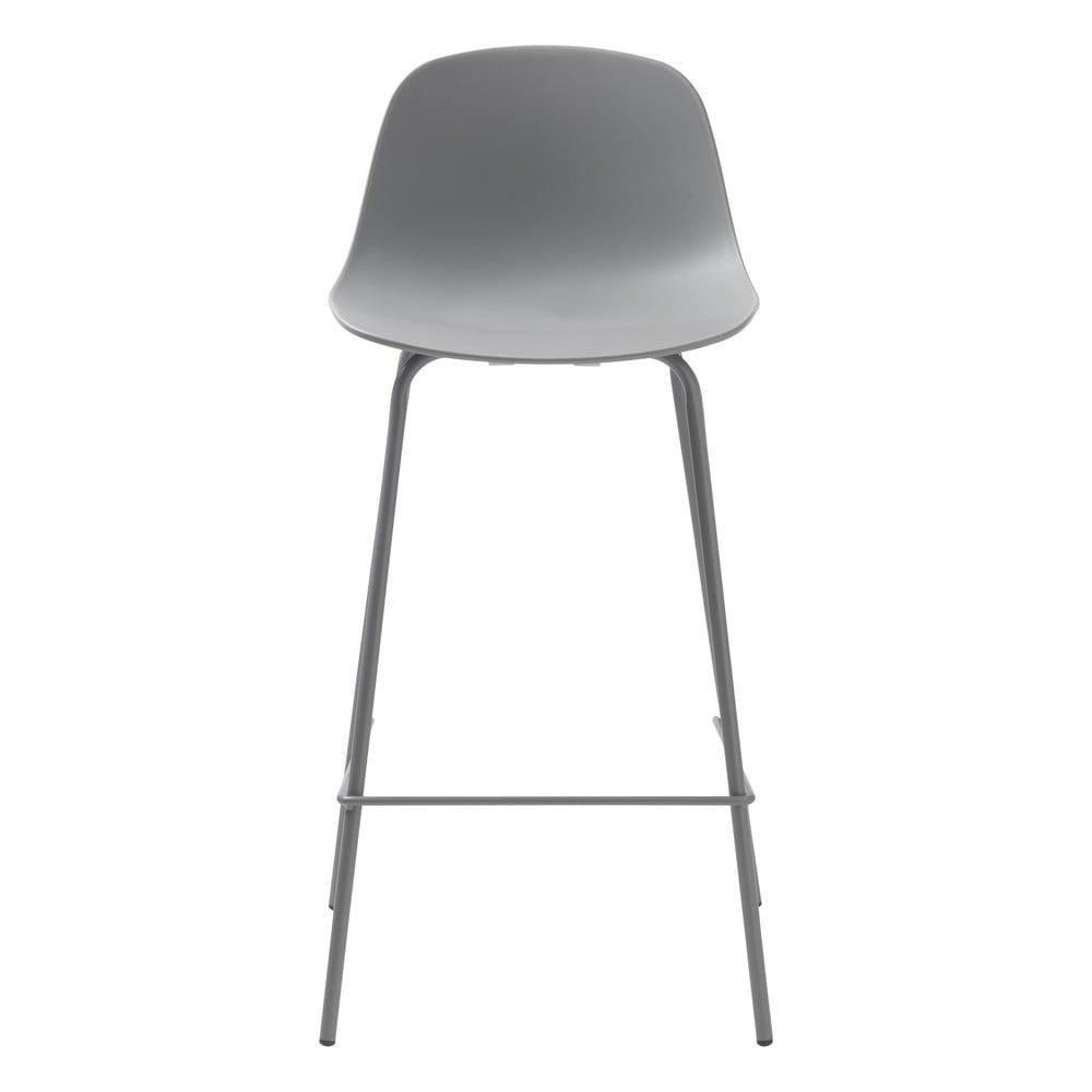 Sivá plastová barová stolička 92,5 cm Whitby – Unique Furniture