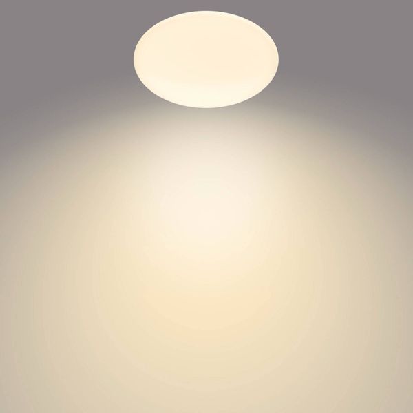 Philips Moire LED svetlo okrúhle 4 000 K biela, Obývacia izba / jedáleň, kov, plast, 20W, K: 7.2cm