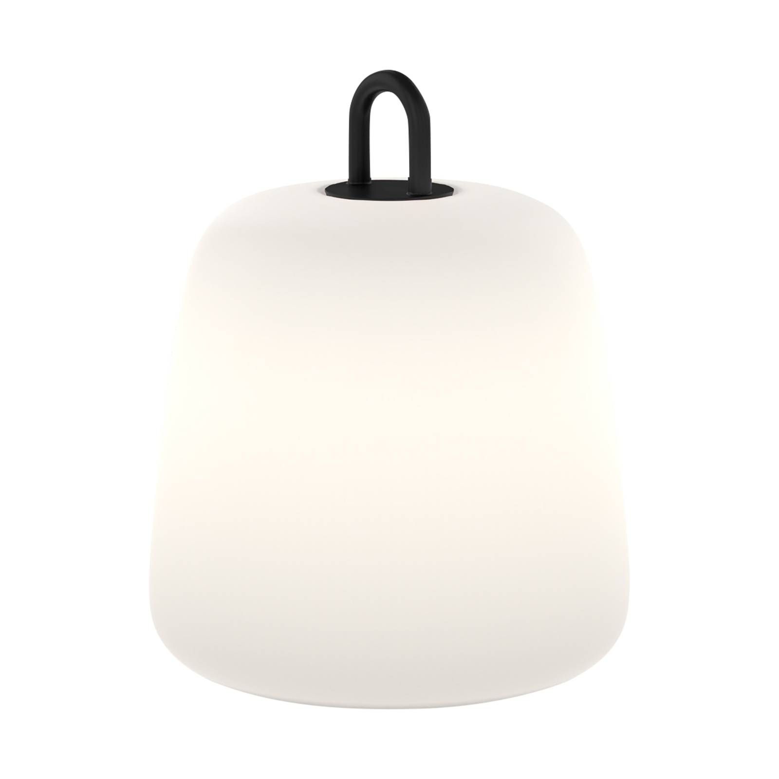 Wever & Ducré Lighting WEVER DUCRÉ Costa 2.0 LED lampa opál/čierna, polyetylén, 2.5W, K: 35cm