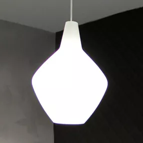 Innolux Sipuli sklenená závesná lampa, Obývacia izba / jedáleň, sklo, E27, 35W, K: 34cm