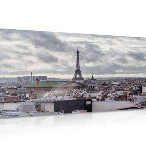 Obraz pohľad na Paríž z jednoduchej ulice - 100x50