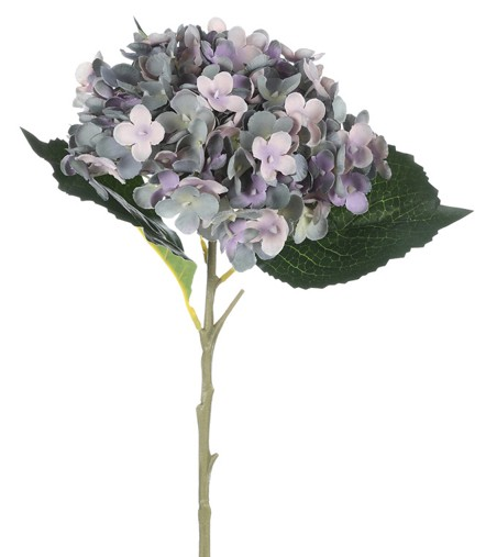 Umelá kytica Hortenzia 50 cm, modrá