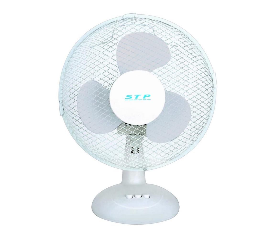 Stolný ventilátor STP FT-23 25W 23cm biela