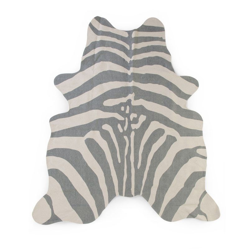 Koberec Zebra šedý 145x160 cm Childhome