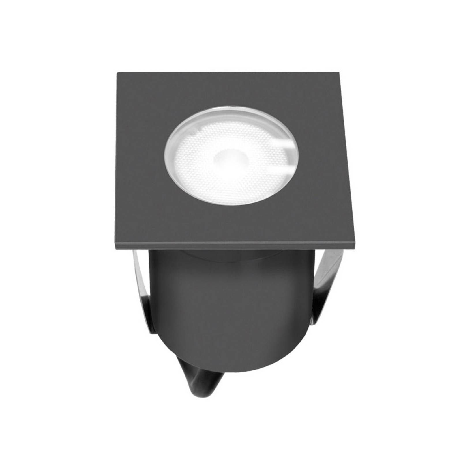 EVN 654120A LED nájazdové svietidlá, 220–240V, ušľachtilá oceľ V4A, sklo, 2W, P: 6.3 cm, L: 6.3 cm, K: 7.3cm