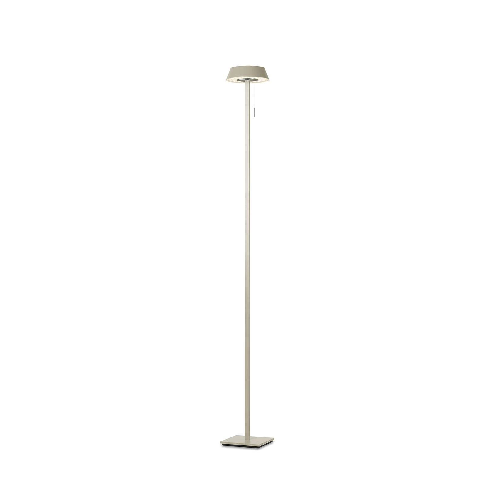 Oligo OLIGO Glance stojaca LED lampa kašmír, Obývacia izba / jedáleň, kov, akryl, 24.5W, K: 162cm