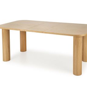 Halmar ELEFANTE OBDĹŽNIK rozkladací stôl 160-240/100 dub prírodný