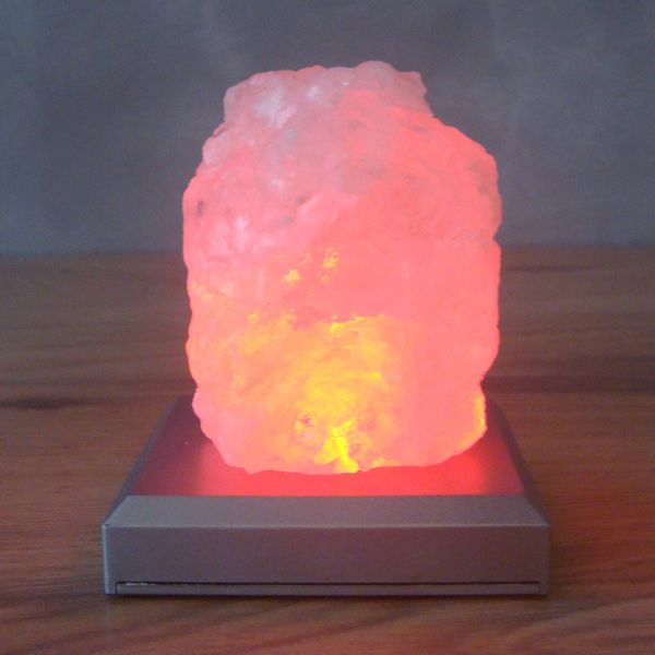 Wagner Life Soľný vrch – batériou napájaná stolná LED lampa, Obývacia izba / jedáleň, soľný kameň