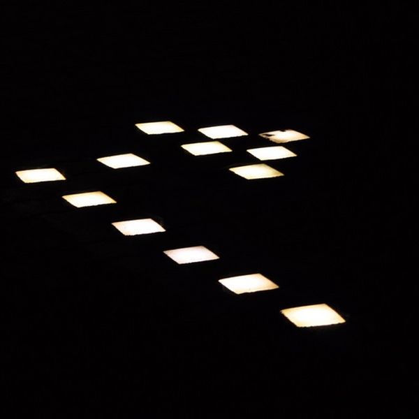 LED zámková dlažba ROCDECO matná 15x15x6 cm