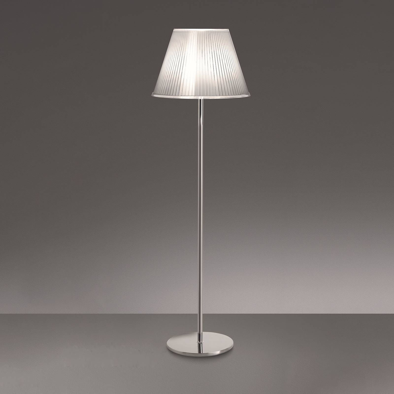 Artemide Choose mega stojacia lampa biela/chróm, Obývacia izba / jedáleň, polykarbonát, pergamenový papier, oceľ, E27, K: 178cm