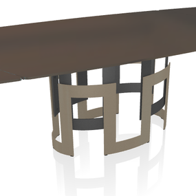 BONTEMPI - Rozkladací stôl Imperial, 170 - 250 cm