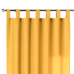 Dekoria Záves na pútkach, žltá, 130 × 260 cm, Loneta, 133-40