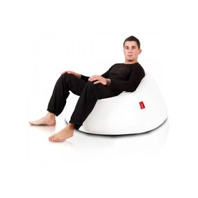 EF1015 Ecopuf Sedací vak ECOPUF - RELAX - ekokoža E1 - Biela