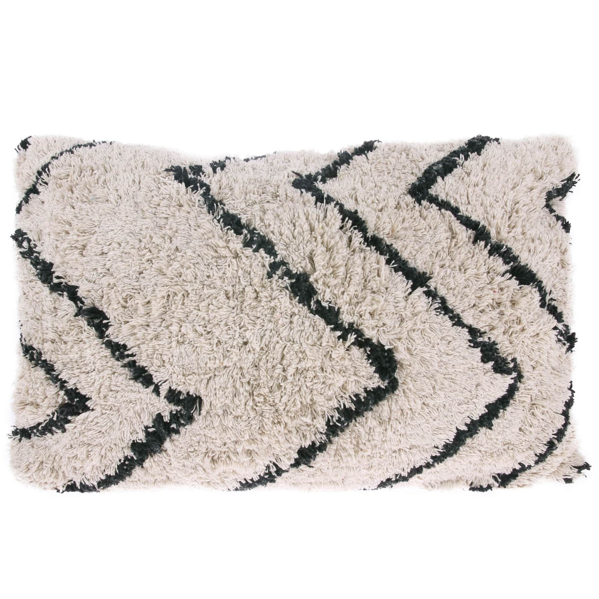 HK living Bavlnený vankúš Zigzag Cushion 40 x 60 cm