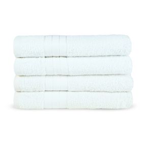 Biele froté bavlnené uteráky v súprave 4 ks 50x100 cm – Good Morning