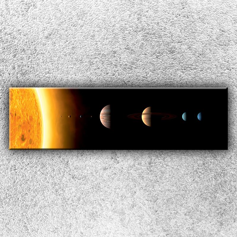 Foto na plátno Planéty slnečnej sústavy 140x40 cm