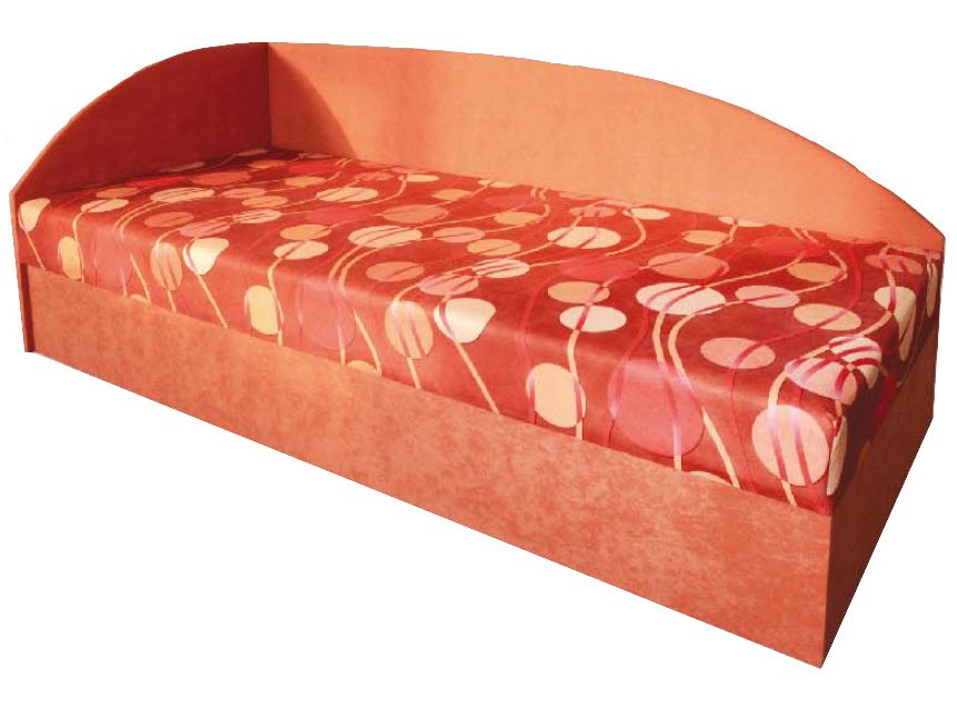 Jednolôžková posteľ (váľanda) 80 cm Marta (so sendvičovým matracom) (L)