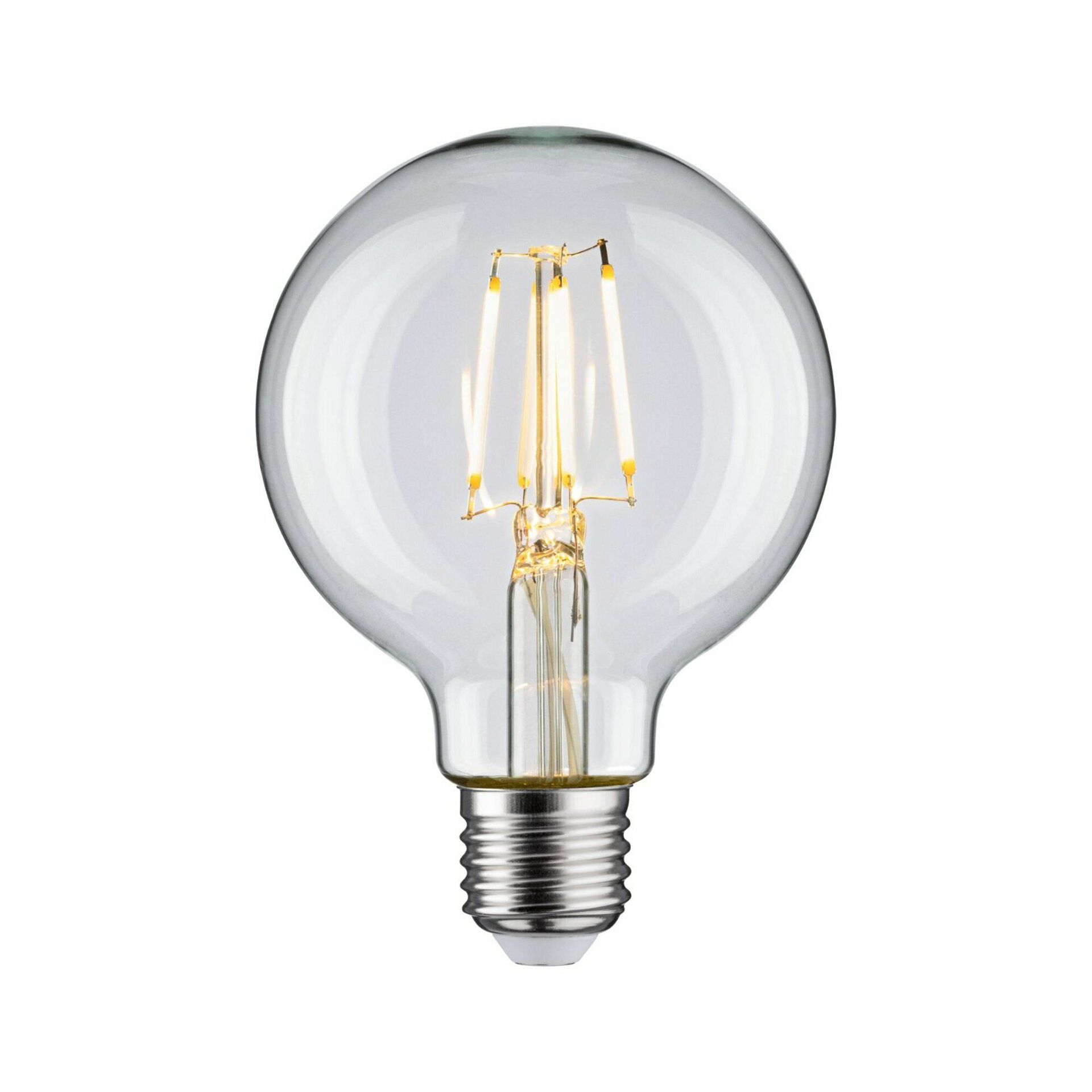 PAULMANN Filament 230V LED Globe G80 E27 4,8W 2700K čirá