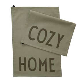 DESIGN LETTERS Utierka Cozy Home - set 2 ks