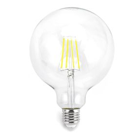 LED Žiarovka FILAMENT G125 E27/8W/230V 6500K - Aigostar