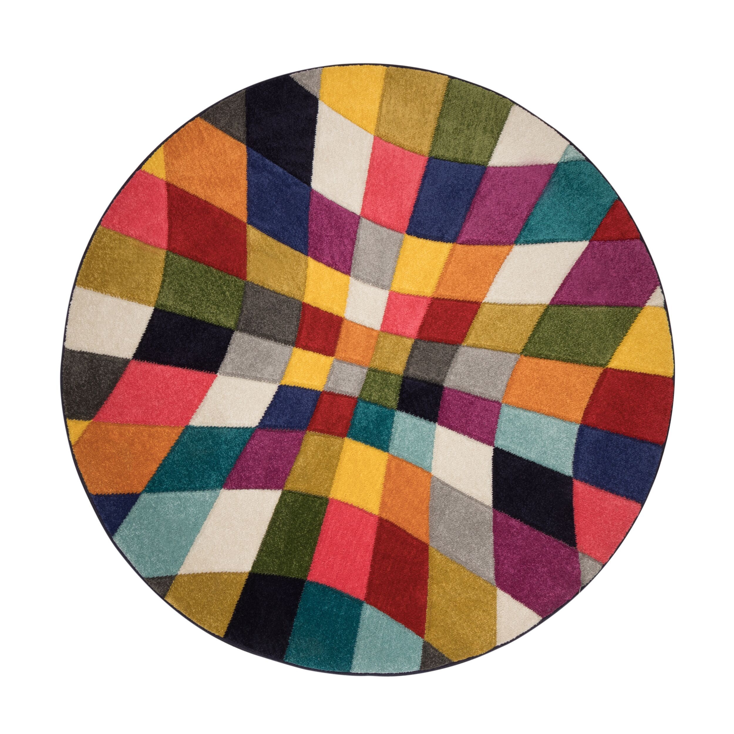 Flair Rugs koberce Kusový koberec Spectrum Rhumba Multi kruh - 160x160 (priemer) kruh cm
