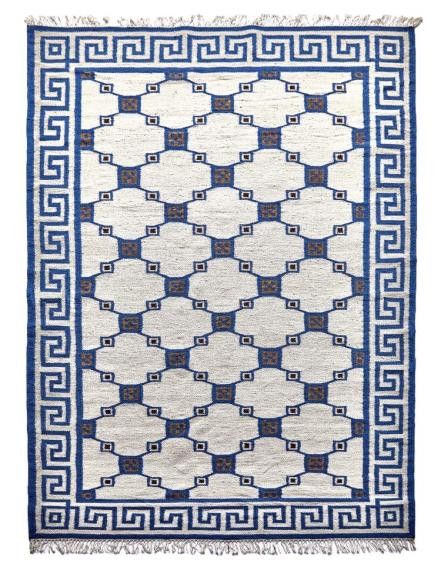 Diamond Carpets koberce Ručne viazaný kusový koberec Geo DESP P82 Silver Blue - 240x300 cm