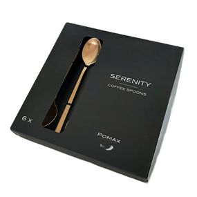 Lyžička SERENITY coffee spoons, inox gold, Set/6 ks