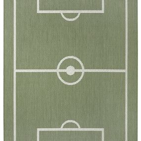 Hanse Home Collection koberce Detský kusový koberec Flatweave Kids rugs 104872 Green / Cream - 160x230 cm