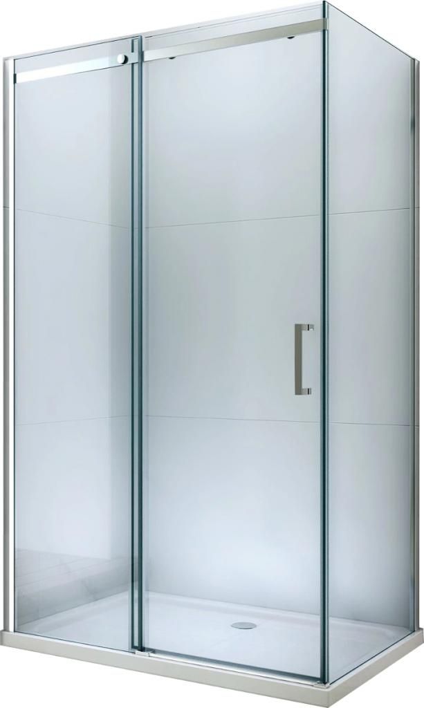 MEXEN/S - OMEGA sprchovací kút 150x80 cm, transparent, chróm 825-150-080-01-00