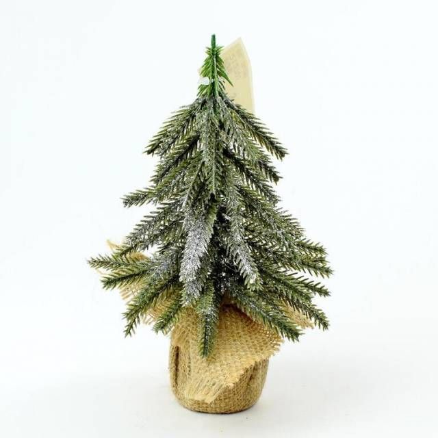 Kinekus Stromček vianočný v jute 16 cm