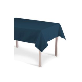 Dekoria Obrus na stôl obdĺžnikový, modrá morská, 130 × 250 cm, Cotton Panama, 702-30