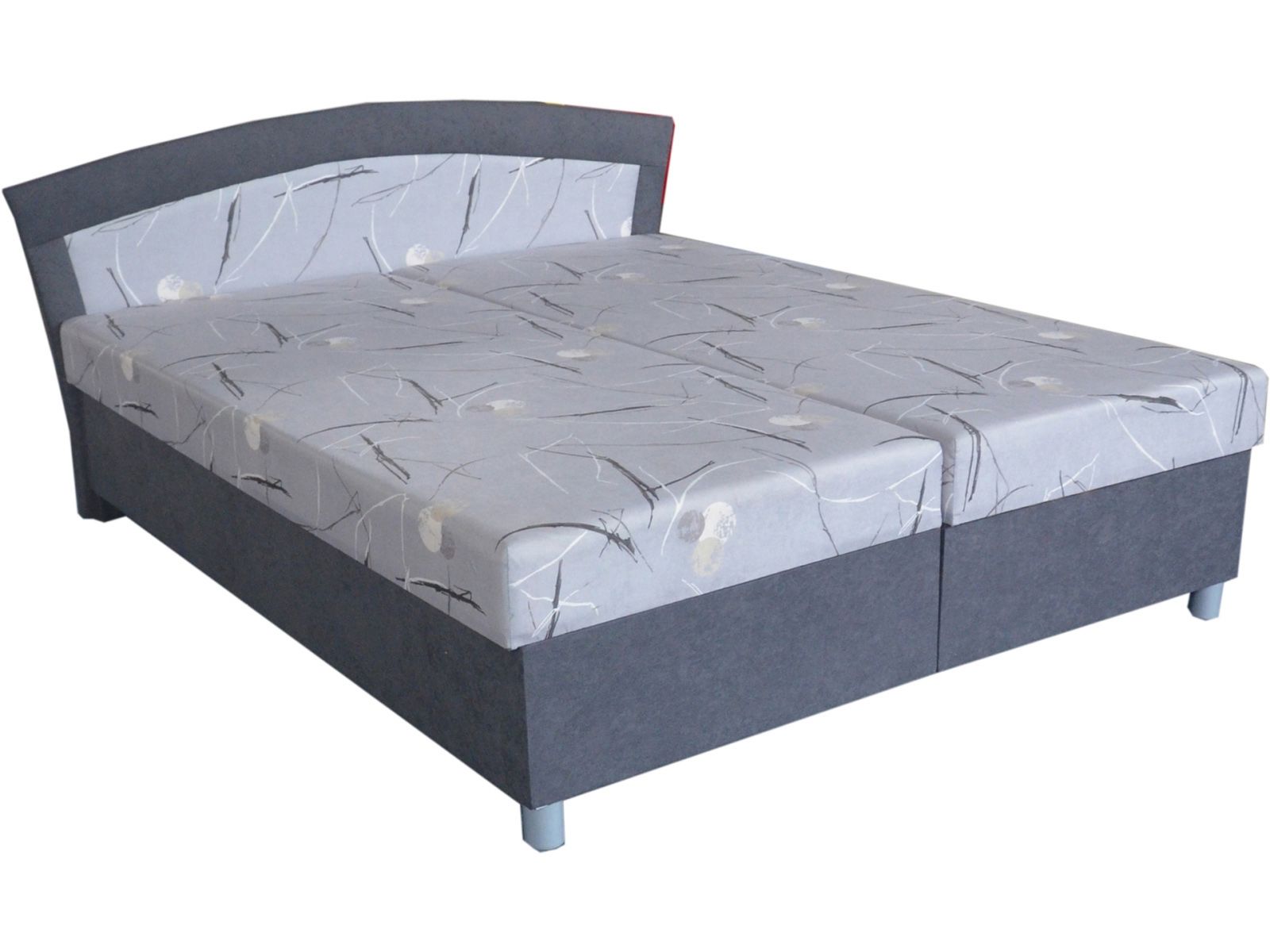 Manželská posteľ 160 cm Brigita (s molitanovým matracom)